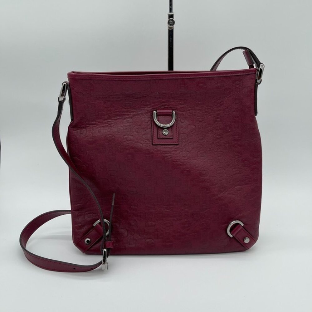 Gucci Horsebit Shoulder Bag Crossbody Bag Abbey GG Maroon Leather (168708)
